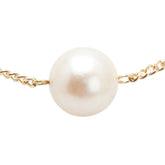 K18YG イエローゴールド アコヤパール7.9mm ネックレス レディース 【中古】